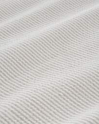 Bianca Seersucker Woven Stripe Duvet NTL Natural - Bianca - Size: SINGLE - thumbnail 5