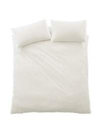 Bianca Seersucker Woven Stripe Duvet NTL Natural - Bianca - Size: SINGLE - thumbnail 4