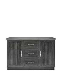 Kingston Large Sideboard Grey/Oak Effect - At Home Collection - thumbnail 3