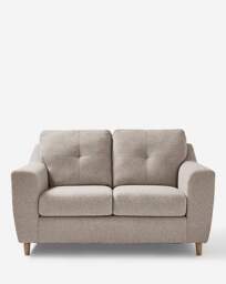 Baxter Fabric 2 Seater Sofa Oatmeal - thumbnail 2