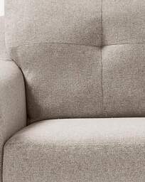 Baxter Fabric 2 Seater Sofa Oatmeal - thumbnail 3