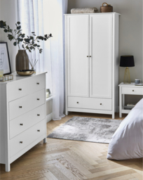 Bosworth Double Wardrobe White - JD Williams - thumbnail 1