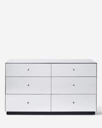 Broadway Mirrored Large Chest of Drawers Silver - JD Williams - thumbnail 3