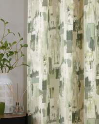 Sundour Bamford Lined Eyelet Curtains Green - Sundour - Size: 229 x 183cm - thumbnail 3