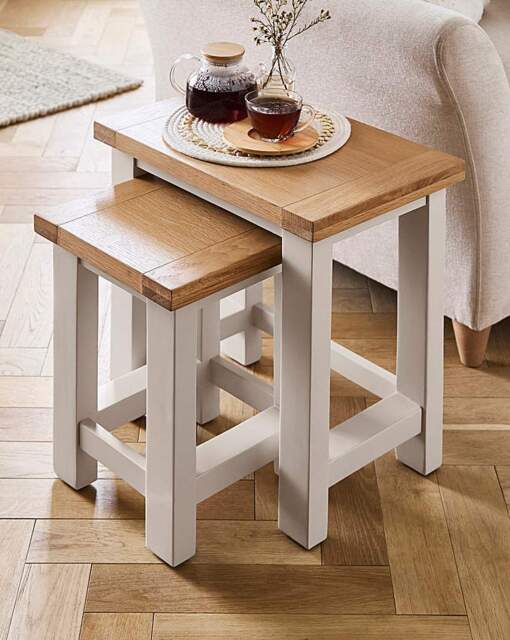 Sadie Nest of Tables Natural - JD Williams - image 1