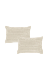 Bianca Attica Velvet Pillowsham Pair Natural - Bianca - Size: PAIR - thumbnail 1