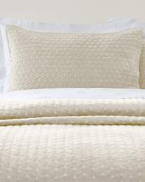 Bianca Attica Velvet Pillowsham Pair Natural - Bianca - Size: PAIR - thumbnail 2