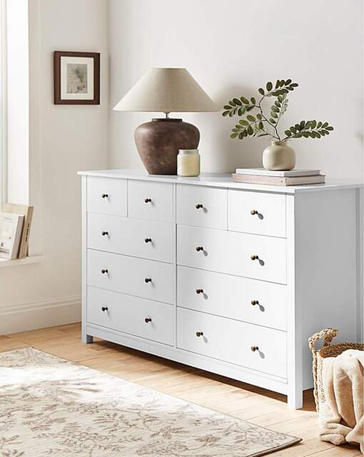 Bosworth Extra Large Chest of Drawers White - JD Williams - image 1