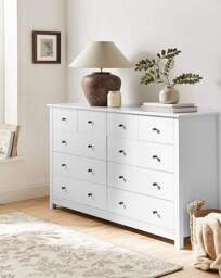 Bosworth Extra Large Chest of Drawers White - JD Williams - thumbnail 1