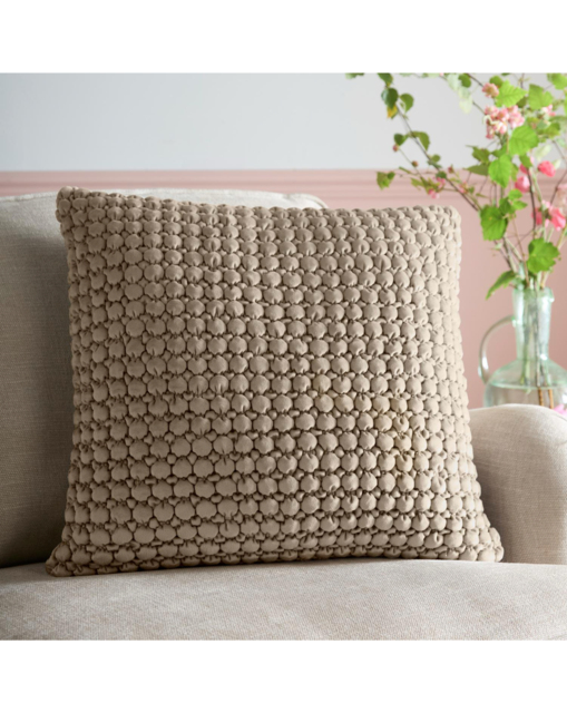 Appletree Bobble Filled Cushion Natural - Appletree - Size: 55X55CM - image 1