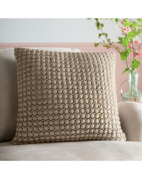 Appletree Bobble Filled Cushion Natural - Appletree - Size: 55X55CM
