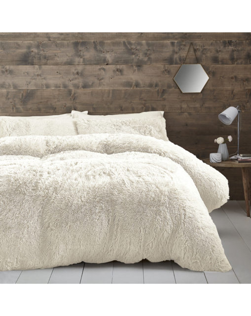 Catherine Lansfield Cuddly Duvet Set Cream - Catherine Lansfield - Size: SINGLE - image 1