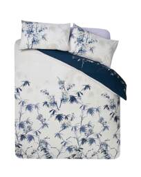 Catherine Lansfield Kyoto Duvet Set Blue - Catherine Lansfield - Size: KING - thumbnail 2