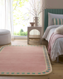 Borderline Carved Rug Pink - Origins - Size: 160X230 - thumbnail 1