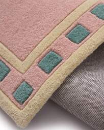 Borderline Carved Rug Pink - Origins - Size: 160X230 - thumbnail 2