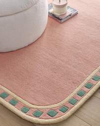 Borderline Carved Rug Pink - Origins - Size: 160X230 - thumbnail 4