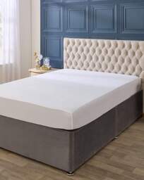 Downland Soft Touch Mattress Protector White - Downland - Size: SINGLE - thumbnail 3