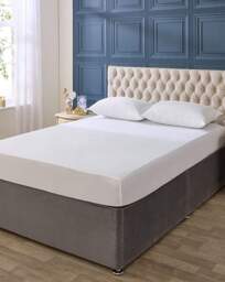 Downland Soft Touch Mattress Protector White - Downland - Size: SINGLE - thumbnail 4