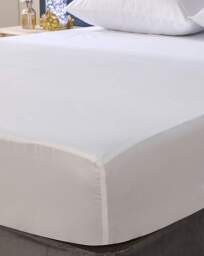 Downland Soft Touch Mattress Protector White - Downland - Size: SINGLE - thumbnail 2