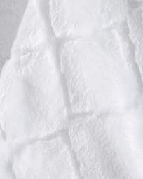 Cosy Diamond Throw White - Catherine Lansfield - Size: 130X170 - thumbnail 3
