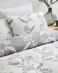 Gray & Osbourn Allium Duvet Set White/Grey - Gray & Osbourn - Size: DOUBLE - thumbnail 4