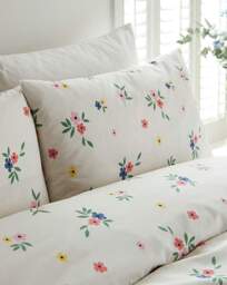 Julipa Lana Floral Duvet Set White/Multi-Coloured - Julipa - Size: S KING - thumbnail 3