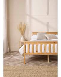 Aspire Atlantic Wooden Bed Frame Natural - Aspire - Size: KINGSIZE - thumbnail 2