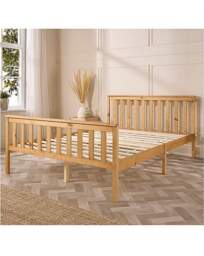 Aspire Atlantic Wooden Bed Frame Natural - Aspire - Size: KINGSIZE - thumbnail 4