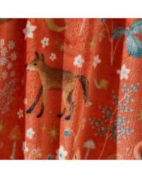 Catherine Lansfield Fleece Throw Orange Burnt Orange - Catherine Lansfield - Size: 130X170 - thumbnail 4