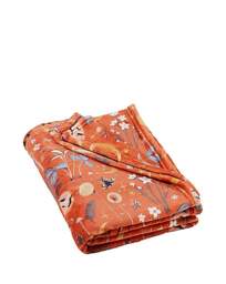 Catherine Lansfield Fleece Throw Orange Burnt Orange - Catherine Lansfield - Size: 130X170 - thumbnail 2