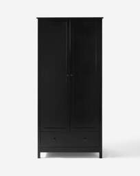 Bosworth Double Wardrobe Black - JD Williams - thumbnail 2