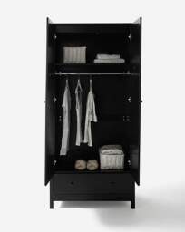 Bosworth Double Wardrobe Black - JD Williams - thumbnail 4