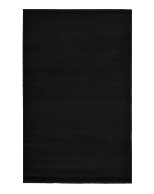Colour Co-ordinates Plain Rug Black - Homemaker - Size: 80X150 - image 1