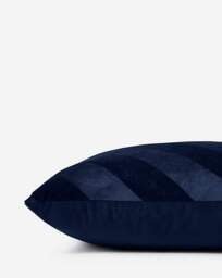 Striped Velvet Cushion Navy - JD Williams - Size: 45X45CM - thumbnail 4