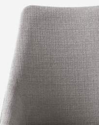 Etta Fabric Pair of Dining Chairs Grey - JD Williams - thumbnail 3