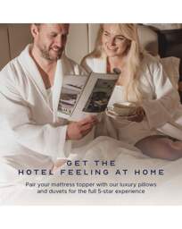 Snuggledown Hotel Extra Deep Topper White - Snuggledown - Size: SINGLE - thumbnail 4