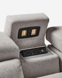 Franklin Recliner Corner Grey - JD Williams - thumbnail 5