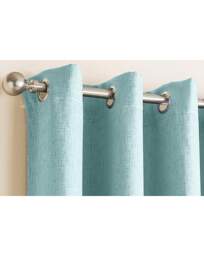 Vogue Light Filtering Eyelet Curtain SKY Blue - Enhanced Living - Size: 229 x 274cm - thumbnail 2