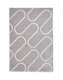 Catherine Lansfield Linear Curve Rug Grey - Catherine Lansfield - Size: 80X150 - thumbnail 2