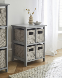 Hyacinth 4 Drawer Square Unit Grey - JD Williams - thumbnail 1