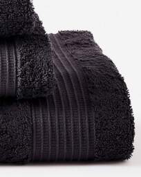 Egyptian Cotton 600gsm Towel Black Black - JD Williams - Size: Pair Face Cloths - thumbnail 2