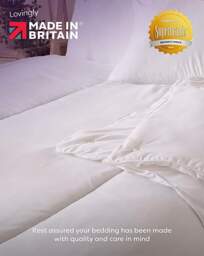 Slumberdown Like Down Duvet 13.5 Tog White - Slumberdown - Size: SINGLE - thumbnail 2