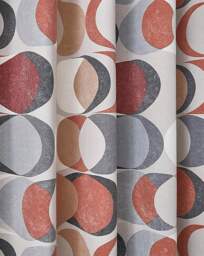 Fusion Sander Eyelet Curtains Spice - Fusion - Size: 117 x 137cm - thumbnail 2