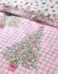 CL Christmas Sweets & Treats Duvet Pink - Catherine Lansfield - Size: SINGLE - thumbnail 4