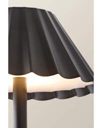 Avery Black Rechargeable Table Lamp Black - ValueLights - thumbnail 4