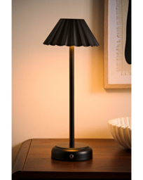 Avery Black Rechargeable Table Lamp Black - ValueLights - thumbnail 1