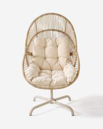 Vienna Open Weave Egg Chair Natural - JD Williams - thumbnail 3