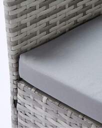 Corfu Corner Sofa Set Grey - thumbnail 3