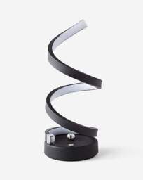 Rechargeable LED Twist Table Lamp Black - Searchlight - thumbnail 2