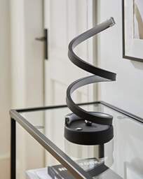 Rechargeable LED Twist Table Lamp Black - Searchlight - thumbnail 3